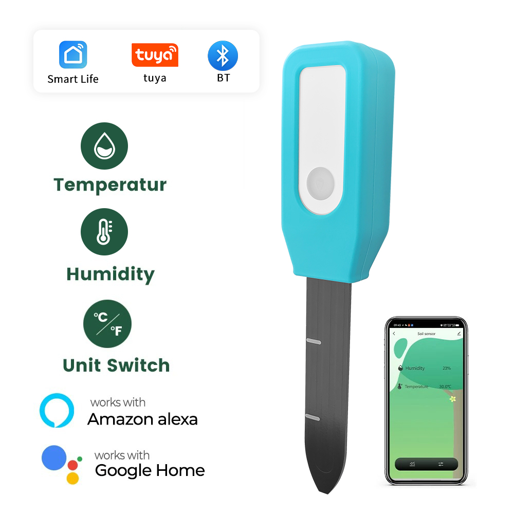 App Smart Garden - Czujnik wilgotności i temperatury gleby Tuya,