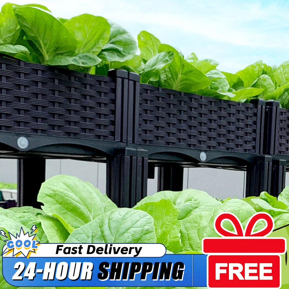 Smart Garden Storage - Plastikowa podwyższona skrzynia do uprawy roślin