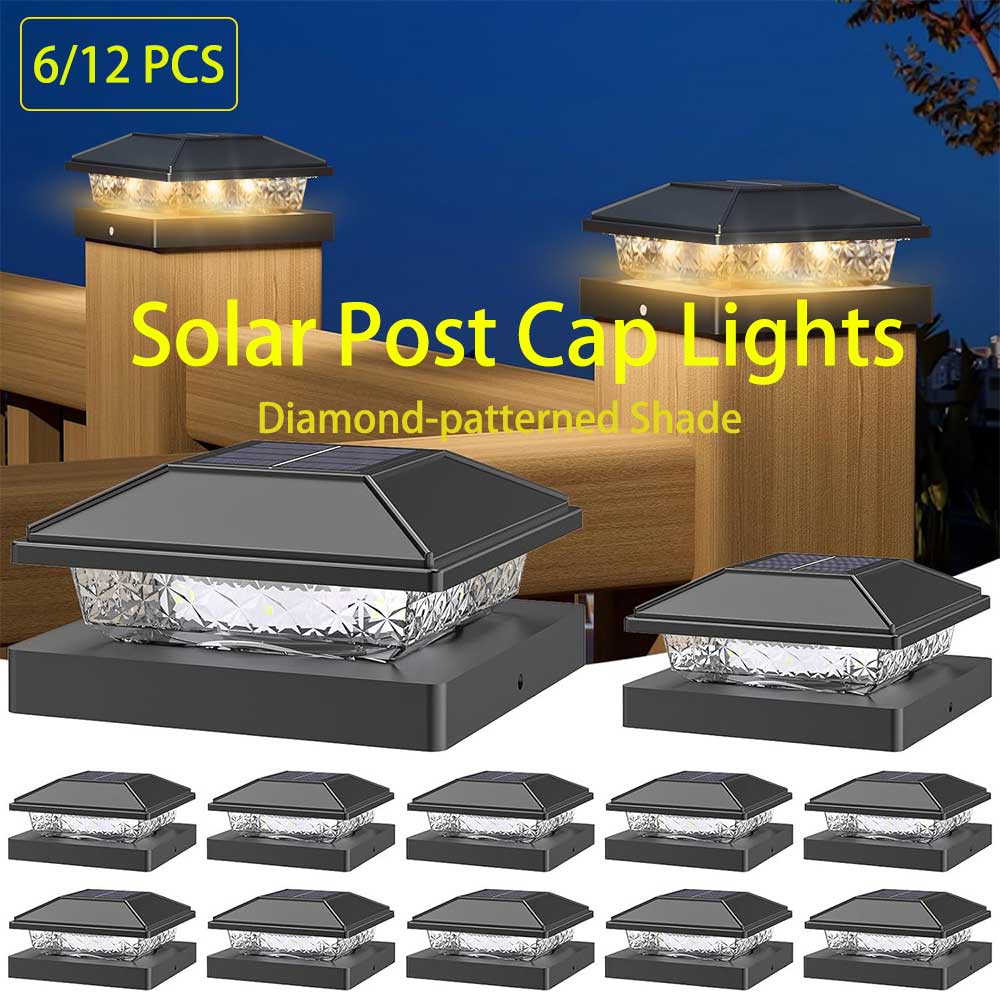 Smart Garden Fence & Balcony Hanging Planter - 6/12X Zewnętrzne solarne lampki na słupki,