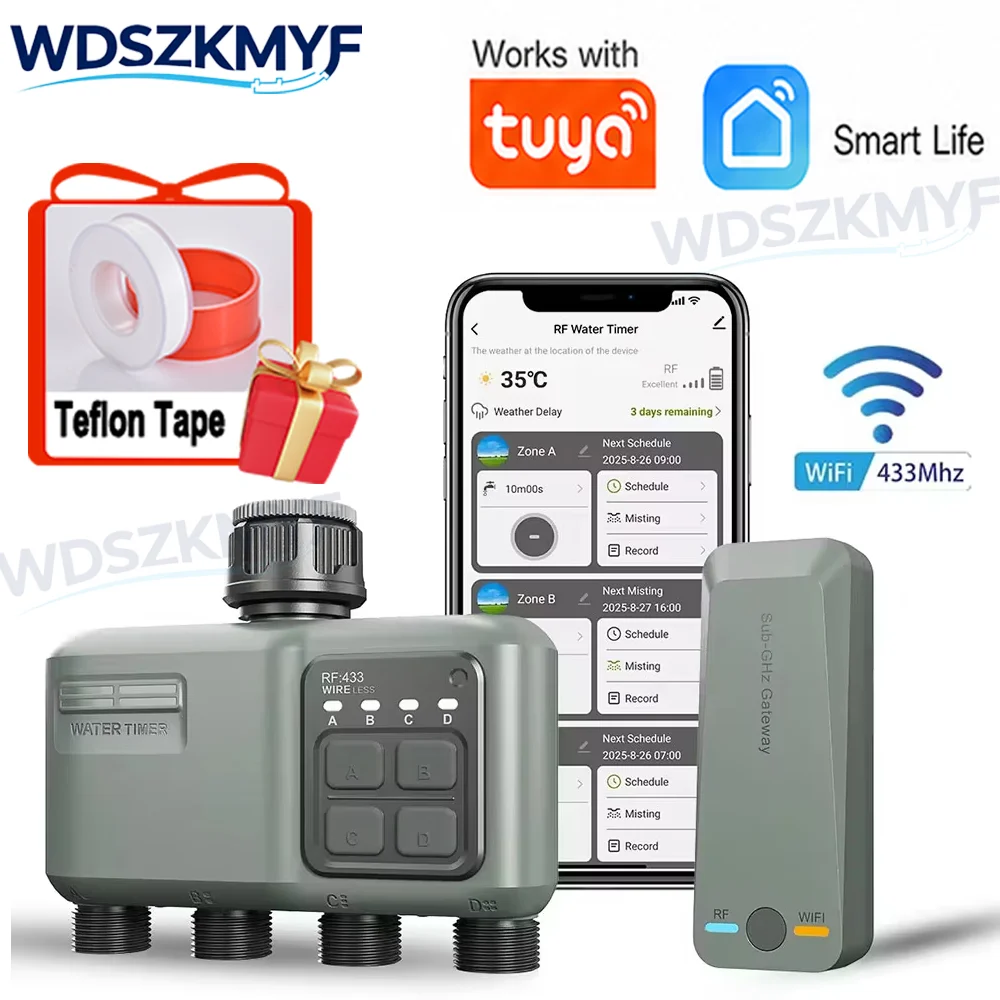 Smart Garden Lock - Inteligentny sterownik nawadniania ogrodu WiFi RF433