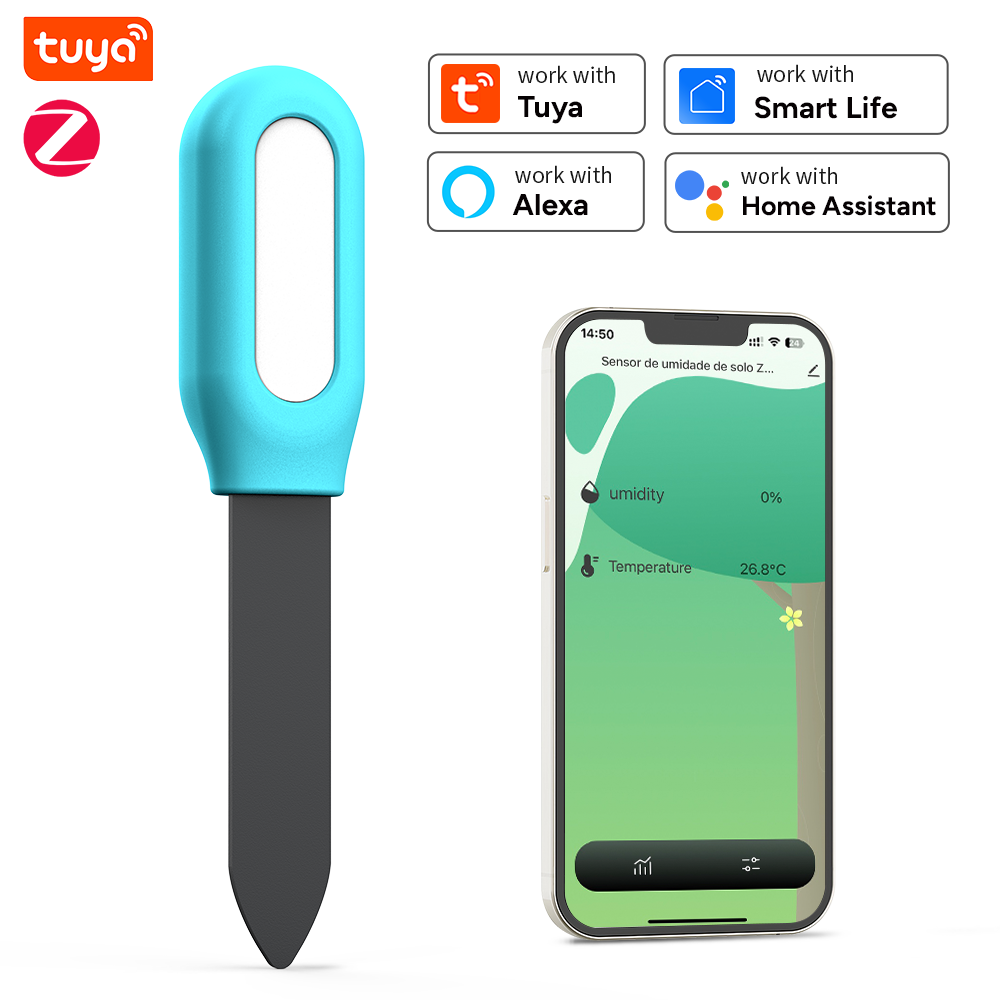 Smart Garden Products - Czujnik gleby Tuya Zigbee, czujnik wilgotności,
