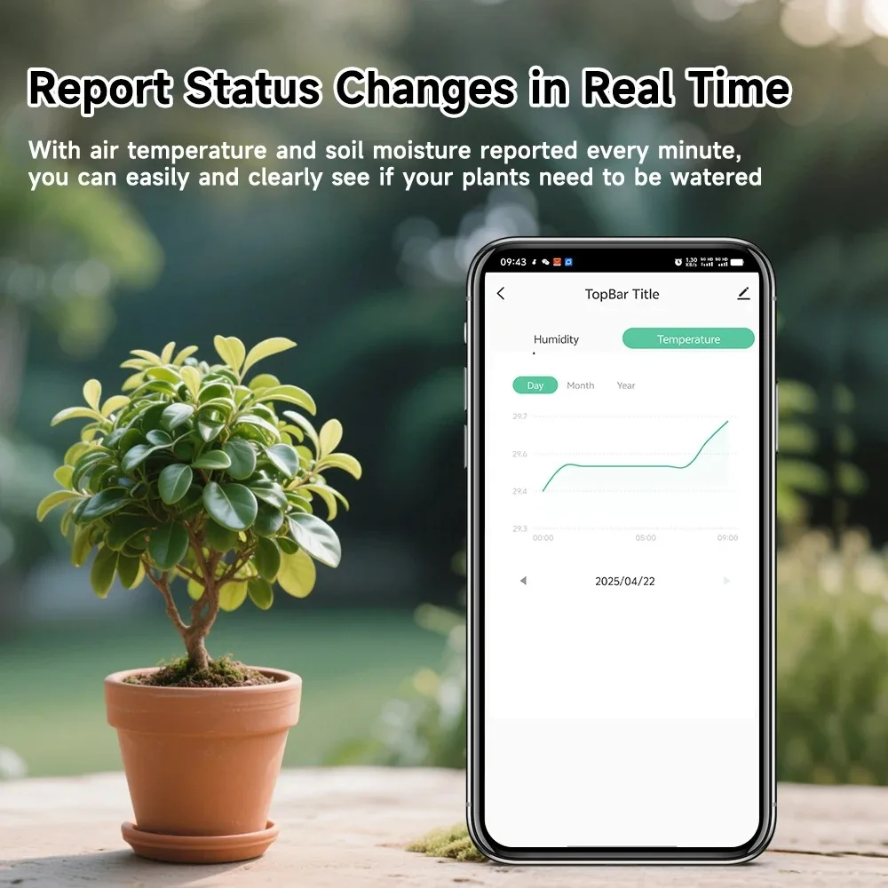Czujnik wilgotności i temperat – App Smart Garden recenzja i cena