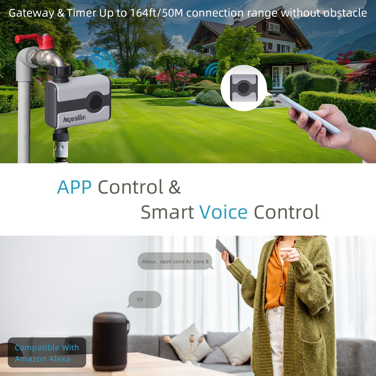 Aqualin WiFi Timer do Nawadnia – App Smart Garden recenzja i cena