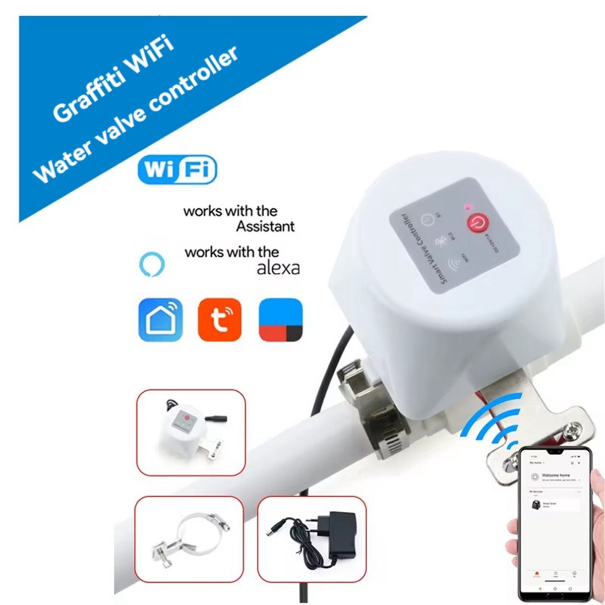 Sterownik zaworu WiFi SWXF Tuy – Smart Garden Timer recenzja i cena