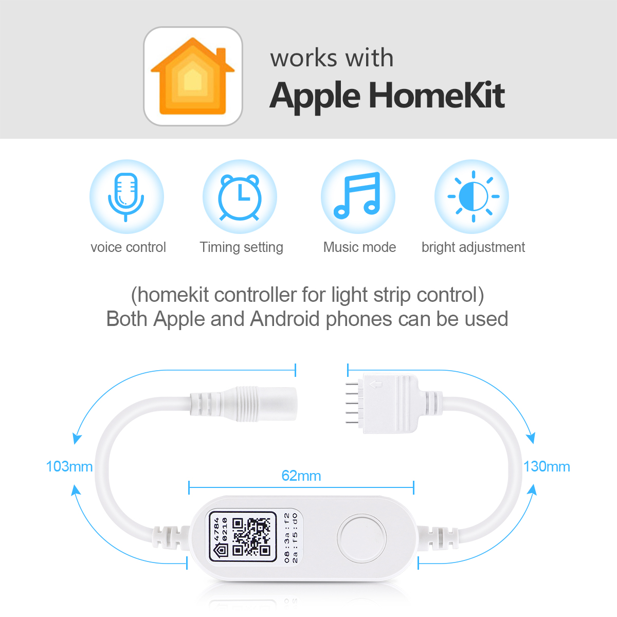 DC 12V WIFI RGBW RGBWW Kontrol – Smart Garden Apple recenzja i cena