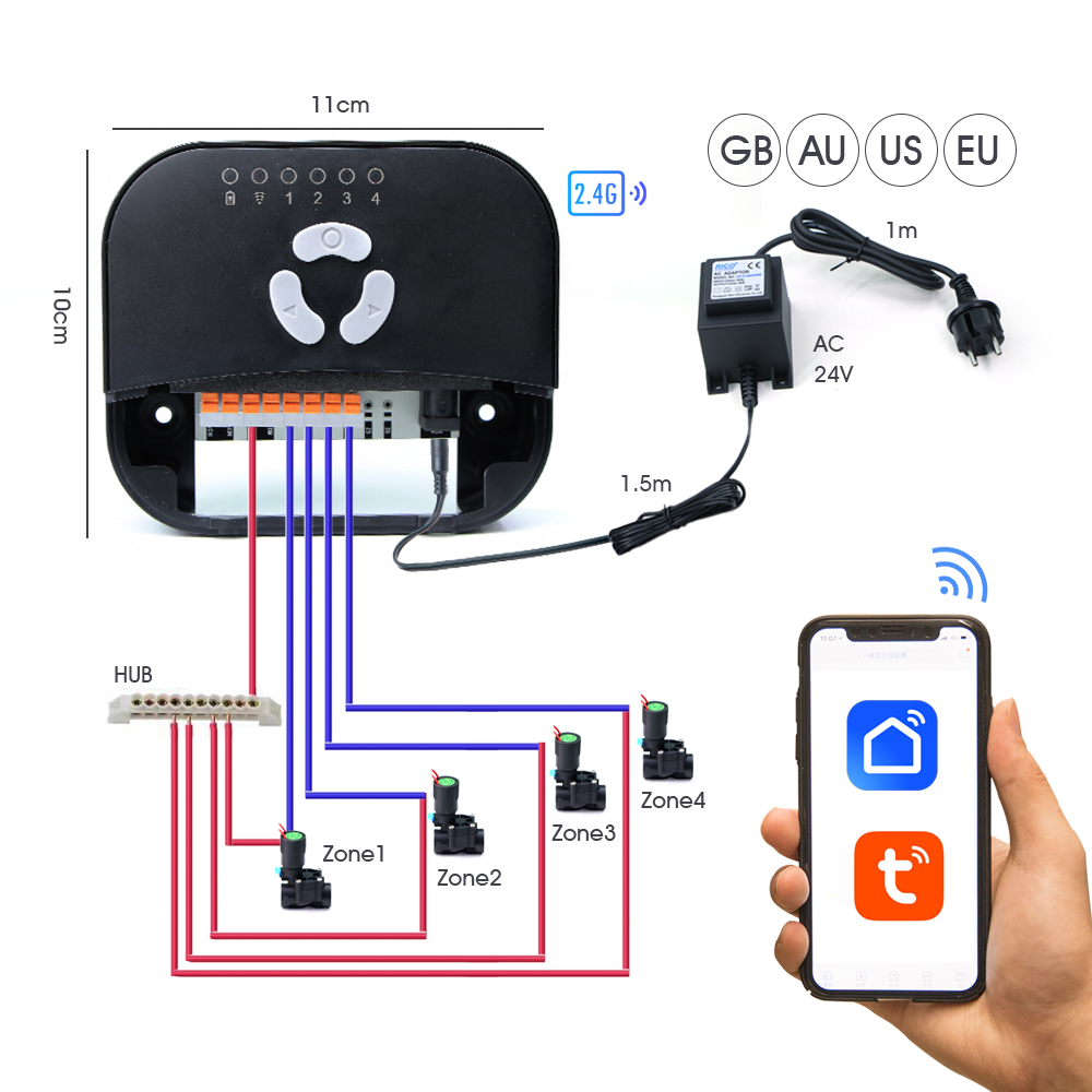 Kontroler zaworu elektromagnet – Smart Garden Hose Timer recenzja i cena